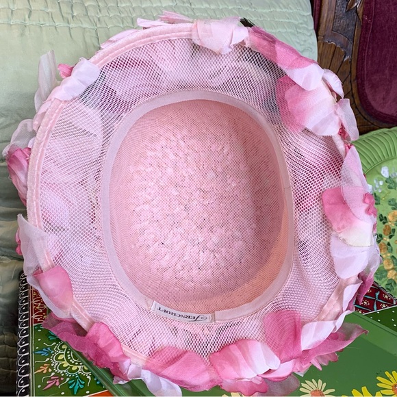60s Floral Hat - Picture 5 of 8